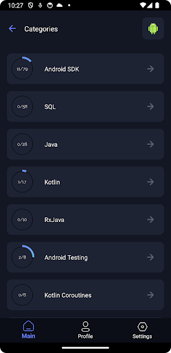 DevGym Screen 3