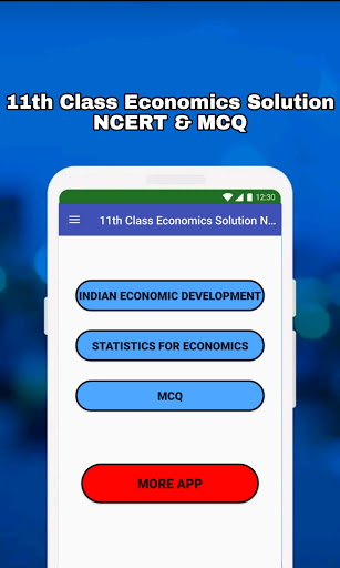 Android application Class 11 Economics Solution screenshort