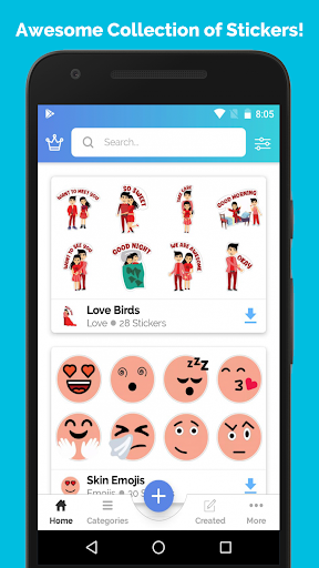 Stickers for WhatsApp - WAStic Screenshot 1 - AppWisp.com