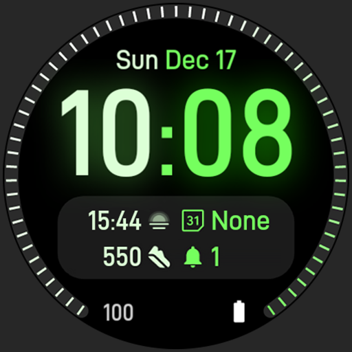 Dual Tone: Wear OS watch face logo