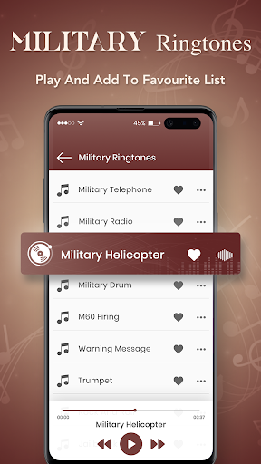 Military Ringtone Screen 3