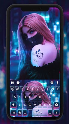 最新版、クールな Cyberpunk Mask Girl ののおすすめ画像1