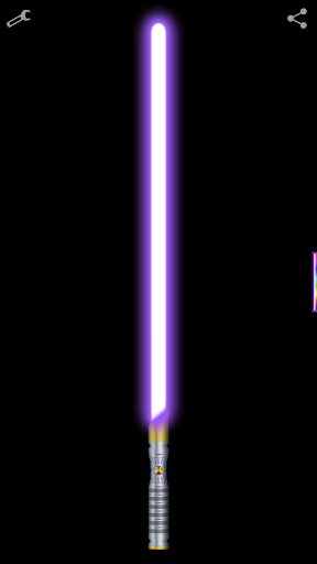 Android application Light Saber Simulator screenshort