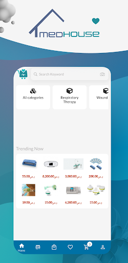 Android application MedHouse screenshort