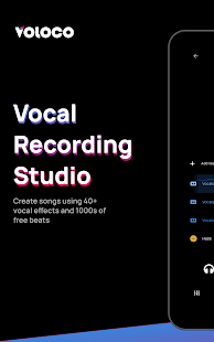 Voloco: Auto Vocal Tune Studio Screenshot