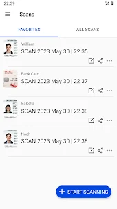 Card Scanner - Scan to PDF
