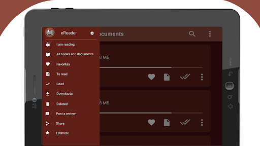 eReader: reader of all formats - Tools - apps