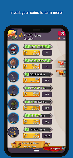 Android application Idle Shopkeeper screenshort