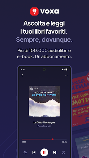 Android application Voxa - Audiobooks & E-books screenshort