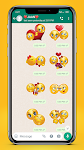 screenshot of WASticker: Love Emoji Stickers