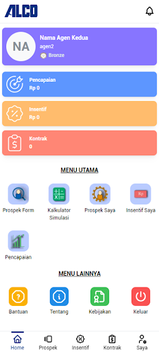 Android application ALCO Agency screenshort