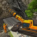 Railroad Tunnel Construction Sim: Train Games icon
