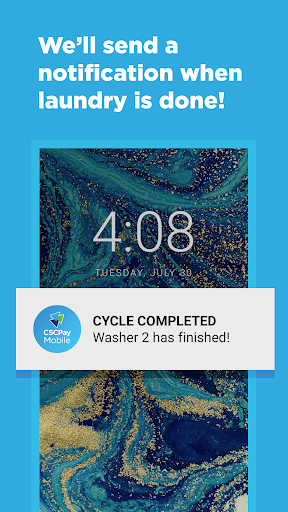 CSCPay Mobile Coinless Laundry Screen 3