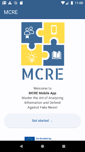 Android application MCRE mobile app screenshort