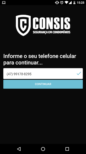 Android application Consis screenshort
