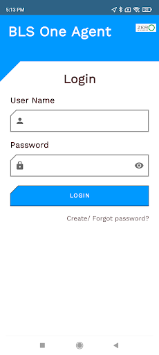 Android application BLS One Agent screenshort