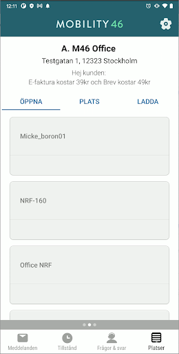 Android application M46 screenshort