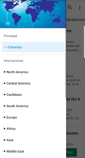 Android application Empleo Colombia screenshort
