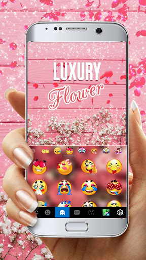 Luxury Rose Keyboard Theme Screen 3