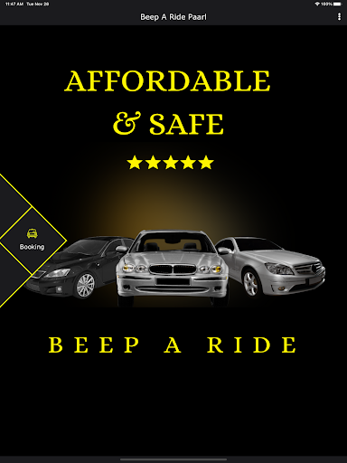 Beep A Ride Paarl Driver Screen 3