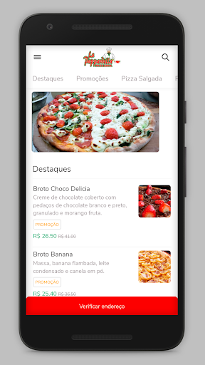 Android application La Pappardella screenshort