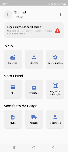 Android application Lume ERP screenshort