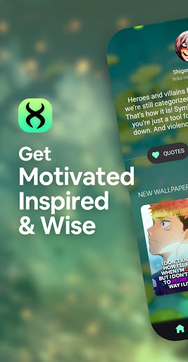 Android application Otakuote: Epic Anime Quotes screenshort