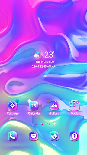 Android application Colorful Liquid - Wallpaper screenshort
