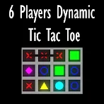 Dynamic 6 Players Tic Tac Toe