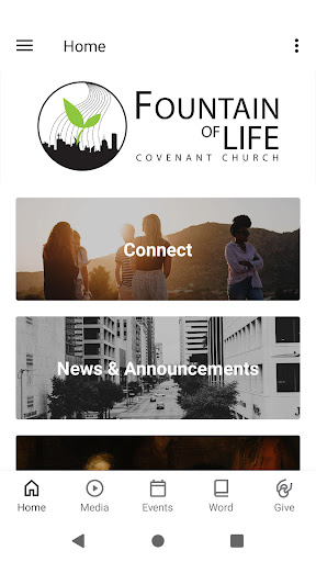 Android application Fountain of Life Long Beach screenshort