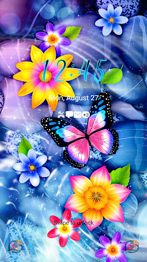 Android application Ripples and Flower - Wallpaper screenshort