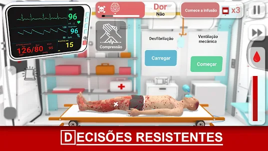 Ambulância : Simulador de SAMU