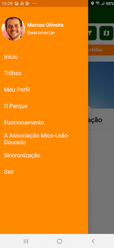 Android application Parque do Mico screenshort