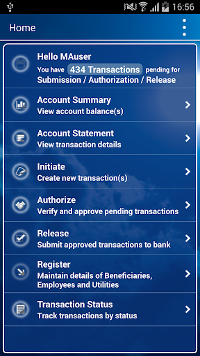 Emirates NBD - smartBUSINESS Screen 2