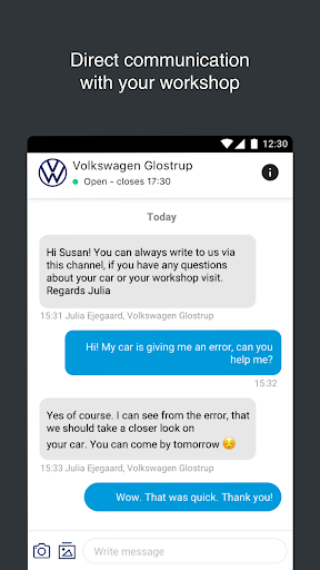 MinVolkswagenFleet Screen 2