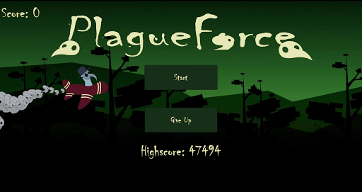 Android application Plagueforce screenshort