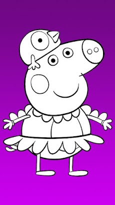 Peppa Pig Coloringの本のおすすめ画像3