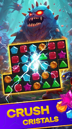 Game screenshot Crystal Saga: match 3 d games mod apk