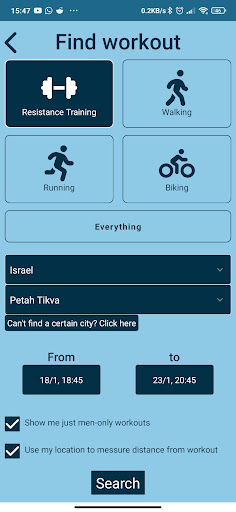 Workouteer Screen 3