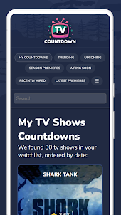 TV Shows Countdown