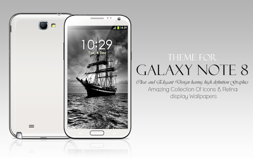 Android application Theme for Galaxy Note 8 screenshort