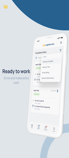 LogisticsHub Rider Screen 3