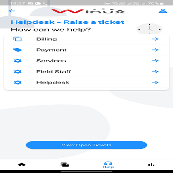 Winux customer Screen 3