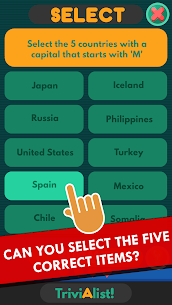 Trivialist –  Offline Trivia Quiz Game Apk Download 4