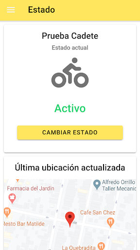 Repartidor Mensajes Screen 3