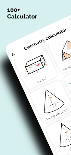 Android application Coordinate Geometry Calculator screenshort