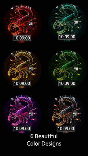 Scorpio Zodiac Watch Face Screen 2