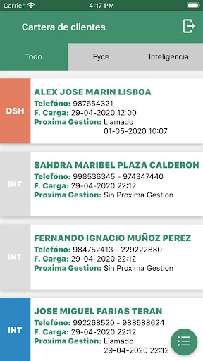 Datos PDR Screen 3