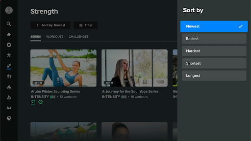 Screenshot of iFIT: At Home Fitness Workouts