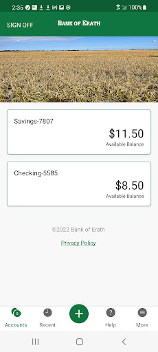 Bank of Erath Screen 2